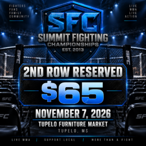 2nd Row Reserved Seating